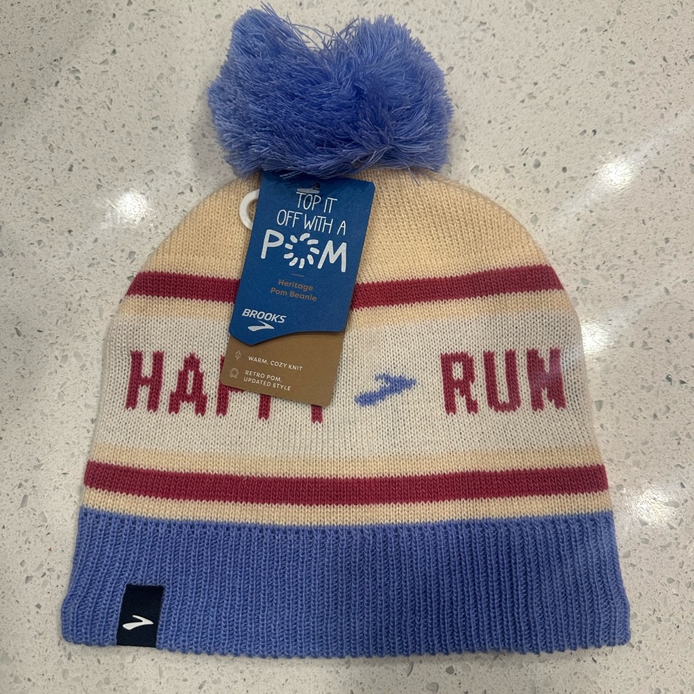 Brooks Heritage Pom Beanie